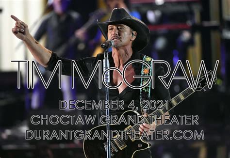 tim mcgraw choctaw casino december 4